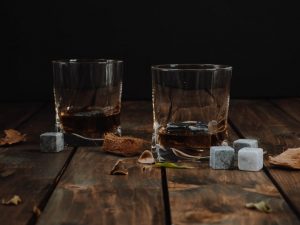 two glass